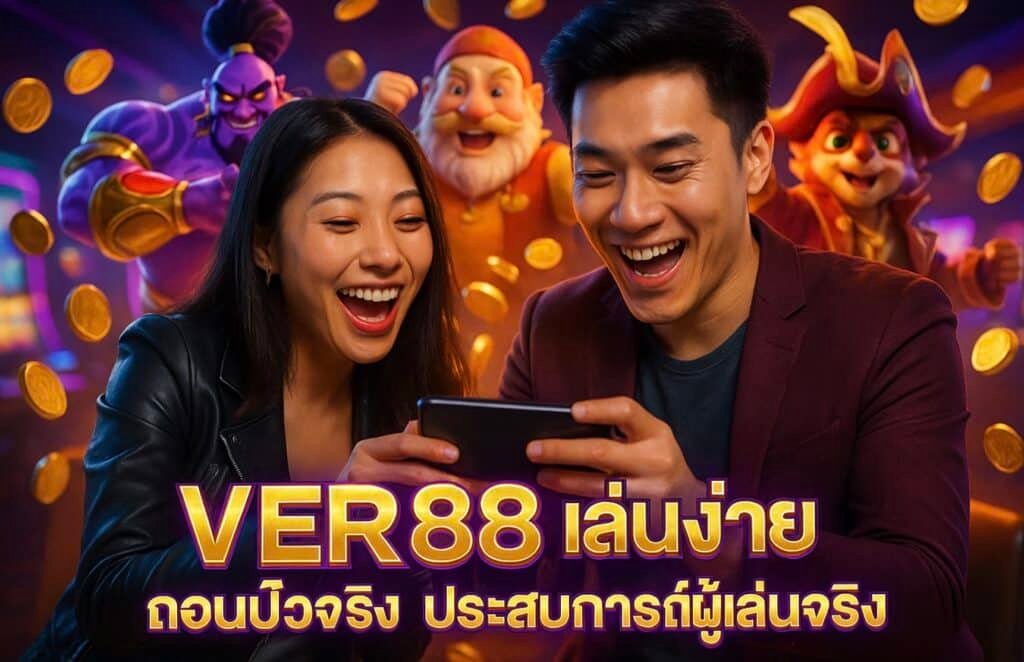 VER888 เล่นง่าย ถอนไวจริง ประสบการณ์ผู้เล่นจริง