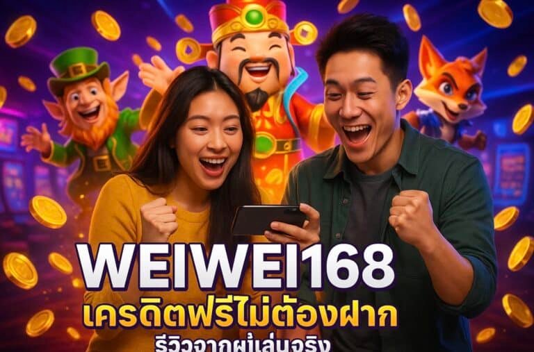 WEIWEI168 เครดิตฟรีไม่ต้องฝาก รีวิวจากผู้เล่นจริง